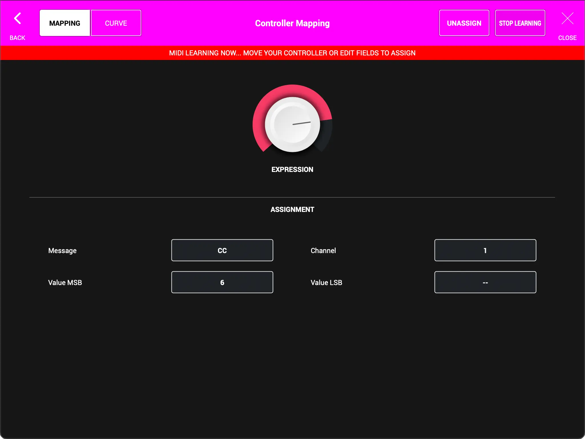 MIDI Mapping - Learn